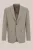 WE Fashion Heren slim fit blazer van twill met stretch