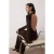 TRENDYOLMİLLA Dames Bruin Dierenprint Maxi Lang Stijlvol/Avond Bodycon Jurken