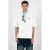 Prohibited oversized T-shirt met backprint wit