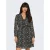 Only Gedessineerde jurk ONLCERA 3/4 SHORT DRESS WVN NOOS