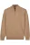 Baileys Half-Zip Sweater bruin, Effen