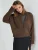 Hiccup Gebreid vest  chocoladebruin