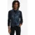 John Varvatos Front Body Darts Vest With Welt Hip Blue Stone