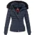 Navahoo Dames Winterjas Chloe – Getailleerd Met Afneembare Capuchon & Elegant Bont