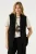 Garcia mouwloze blazer zwart