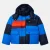 Women’s Lacoste Oversized Removable Hood Puffer Jacket in Navy