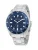 NAUTICA Analoog horloge ‘Finn World’  donkerblauw / zilver