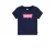Levi’s Kids T-shirt BATWING met logo donkerblauw/roze