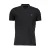 Gianmarco Venturi Zwarte Katoenen Heren Polo Shirt
