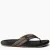 Reef leren teenslippers taupe