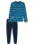 SCHIESSER Pyjama lang ‘Casual Nightwear’  blauw / donkerblauw / wit