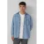 s.Oliver denim casual overhemd lichtblauw