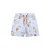 Swim Essentials zwemboxer met all over print wit/blauw/bruin