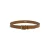 PIECES leren riem PCNADY cognac
