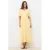 Caroll midi jurk lichtgeel