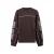 Shoeby sweater met tekst – bruin