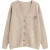 Oversized Gebreide Cardigan met Hartdetail