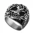 Lucardi Ring ‘Urbane Geschichte’  zwart / zilver