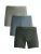 CHASIN’ Boxershorts ‘Thrice Jade’  duifblauw / kaki / donkergroen