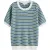 Finery Dames Gestreepte Scalloped Relaxed Fit Trui Top (Blauw)