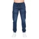 Crosshatch Heren Malimore Gesloten Enkellange Cargo Jeans (Donkere wasbeurt)