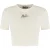 Malelions Women Signature Crop top | Off-White