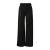 Q/S by s.Oliver relaxed high waist broek met krijtstreep zwart