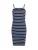 Karl Lagerfeld Zomerjurk ‘ Ikon Gestreiftes Jerseykleid ‘  donkerblauw