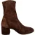 Stuart Weitzman Sleek 60 Enkellaarsjes in Bruin Suède