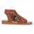 Blowfish Malibu Dames Cognac Bruine Weefsel Micro Wedge Sandals – Anuella