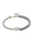 DIESEL Armband  antraciet / zilver