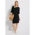 Street One Dames Effen jersey jurk in Zwart