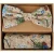 Prince Bowtie Strik en pochet in een set van een mix van zijde en katoen
