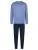Phil & Co. Berlin Pyjama lang ‘ Classics ‘  blauw / donkerblauw