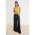 TRENDYOLMİLLA Dames Groen Effen Mouwloos Getailleerd Blouses