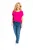 Sterrensprong T-shirt met korte mouwen – Roze