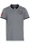 FQ1924 Shirt ‘Imal’  navy / bloedrood / wit