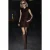 TRENDYOLMİLLA Dames Bruin Effen Kort / Mini Mouwloos Casual A-lijn Jurken