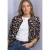 Teddyjack met ronde hals en print