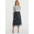Rich & Royal Printed Tulle Skirt Midnight Blue