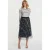Rich & Royal Printed Tulle Skirt Midnight Blue