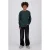 Raizzed boxy longsleeve met backprint – donkergroen