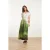 Smashed Lemon 25024 midi jurk met v-paneelombre print – |