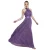Damesjurk met plooi Goddiva Lurex Halterneck Maxi