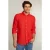 River Woods Custom Fit Linen Shirt Pomegranate Red