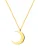 Hey Happiness Ketting ‘Halbmond’  goud