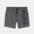 Men’s Boss Octopus Logo Print Swim Shorts in Grey