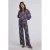 Didi wide leg high waist casual broek bruin