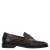 Manfield Gabriela X leren loafers – donkerbruin