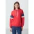 Overmaatse Kleurblok Hoodie met Zak